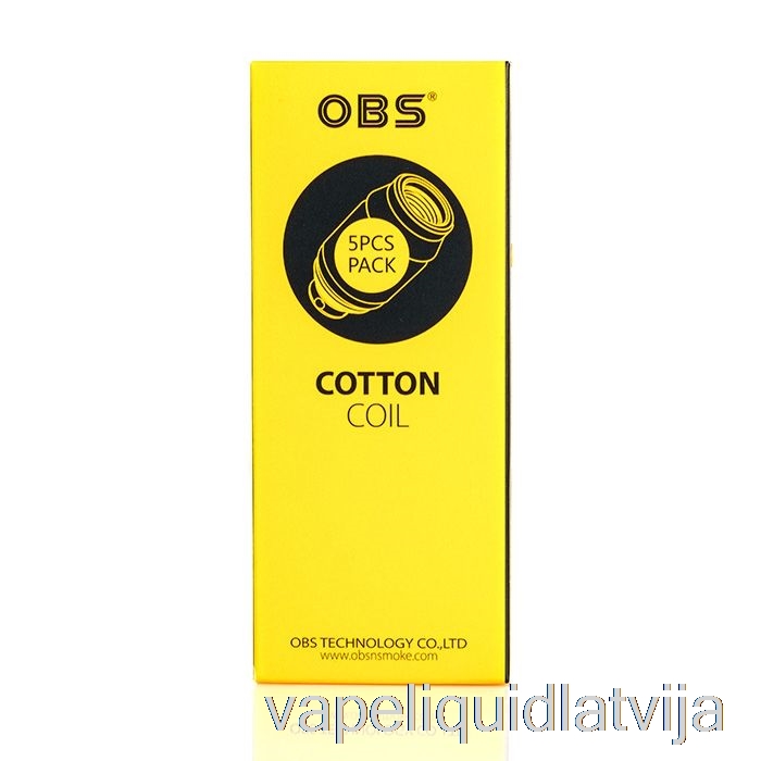 Obs Cube Mini Rezerves Spoles 1.2ohm N1 Kanthal Coil Vape šķidrums